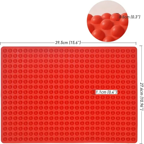 Miniatura 5 de Newk 468 Cavity Pet Treats Mold - Molde redondo para gotas de chocolate y golosinas para perros