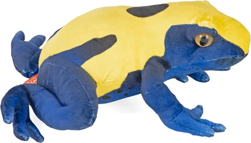 Miniatura 5 de Wild Republic Citronella Dart Frog, Cuddlekins, animal de peluche, 12 pulgadas, regalo para niños, juguete de peluche, botellas de agua recicladas
