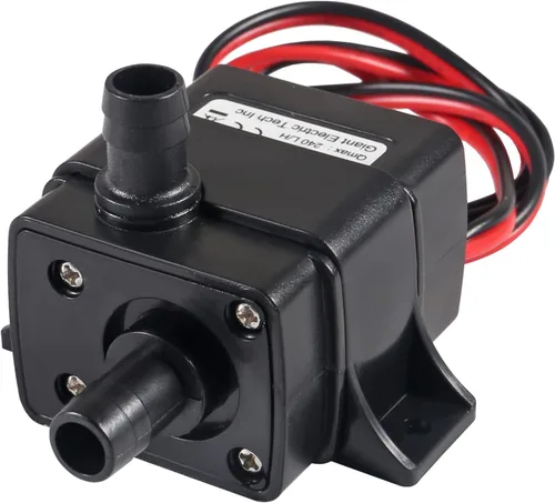 Bomba de agua para acuario DC 12 V 240 L/H 4.2 W Micro bomba sin escobillas 3M cabezal de bombeo ultra silencioso mini pequeña bomba de agua para