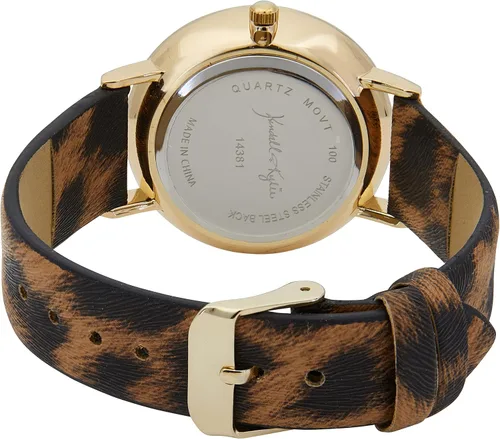 Miniatura 2 de KENDALL + KYLIE Reloj analógico con correa de piel de serpiente con movimiento de cuarzo para mujer, Gris