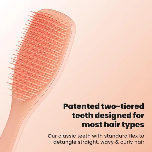 Miniatura 2 de Tangle Teezer Cepillo desenredante definitivo para cabello húmedo y seco, elimina nudos y reduce la rotura para todo tipo de cabello, albaricoque