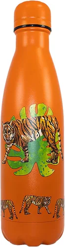 Miniatura 26 de NatureVac - Black Bear de Deluxebase. Botella de agua de acero inoxidable con aislamiento térmico de 17 onzas. Frasco de vacío reutilizable y a