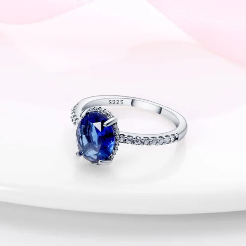 Miniatura 4 de KUNSIR Lindos y delicados anillos de plata de ley 925 para mujer, anillos delicados, anillos de piedras preciosas, joyería de boda, joyería