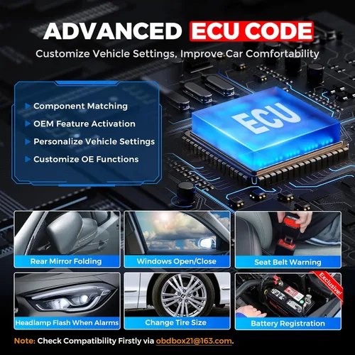 Miniatura 7 de LAUNCH Creader Elite V3.0 para escáner BMW OBD2, herramienta de escaneo bidireccional de sistemas completos 2026, todos los servicios de V3.0 apto