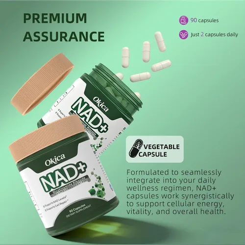Miniatura 6 de Suplemento NAD+ con ribósido de nicotinamida y resveratrol 1000 mg - Suplemento de resveratrol NAD para hombres y mujeres - NMN alternativa