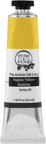 Miniatura 197 de Tusc & Pine Pintura al óleo Artist – Alizarin Crimson, 1.4 fl oz, sin amarilleo, consistencia rica y cremosa, carga máxima de pigmento, pinturas al