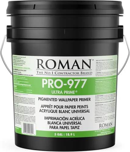 Miniatura 9 de Roman Products 10301 PRO-977 Ultra Prime - Imprimación de papel pintado blanco, 128 onzas líquidas (paquete de 2)