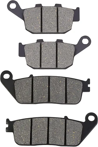 AHL Juego de pastillas de freno delanteras y traseras para BUELL BLAST 2000-2007 / CBR250R CBR 250R (modelos sin ABS) 2011-2014/CBR300R CBR 300R
