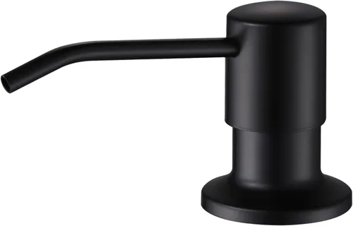 Miniatura 12 de Dispensador de jabón para fregadero de cocina, integrado, acero inoxidable (metal de pistola), juego de bomba para jabón o loción, recarga desde