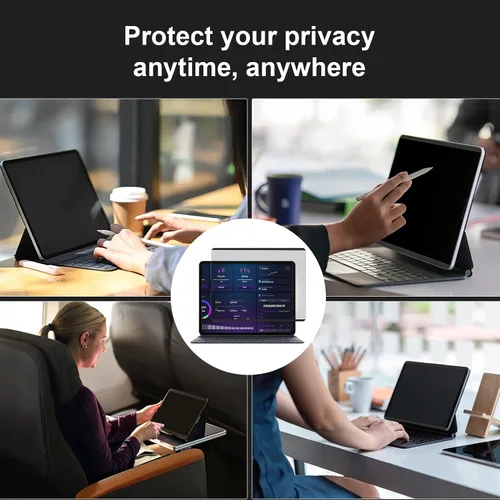 Miniatura 6 de IPROKKO Protector de pantalla magnético de privacidad compatible con iPad de 9ª, 8ª, 7ª generación de 10.2 pulgadas (2021/2020/2019) y iPad Air 3th