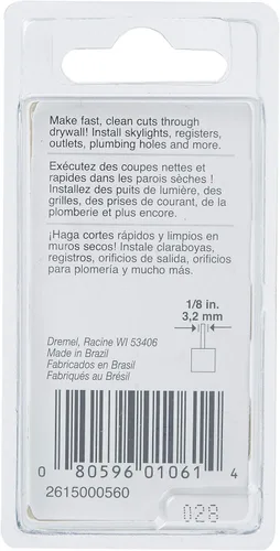 Miniatura 4 de Dremel 560 - Broca de corte para yeso, 1/8
