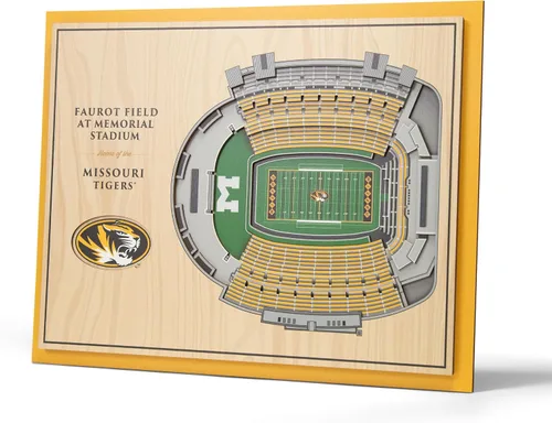 Miniatura 16 de YouTheFan NCAA Florida Gators Arte de Pared 3D StadiumView de 5 Capas - Estadio Ben Hill Griffin, 13.00" x 17.00