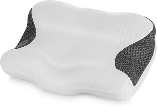 Miniatura 9 de Elviros Almohada CPAP para dormir, HSA/FSA ergonómica de altura ajustable, soporte de cuello de espuma viscoelástica para usuarios de CPAP con apnea