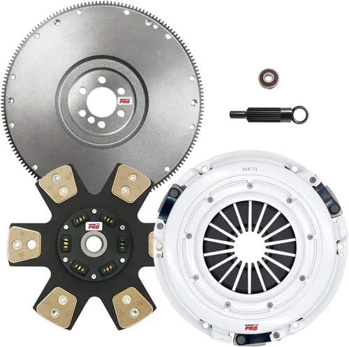 ClutchMaxPRO Performance Stage 4 Kit de embrague con volante compatible con Chevrolet Corvette, Grand Sport, Z06, 427 convertible 6.0L 6.2L 7.0L LS2