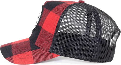 Miniatura 145 de Urban Effort Gorra trasera de malla, para hombres y mujeres, gorra de béisbol de 5 paneles, gran cierre a presión para caza y senderismo