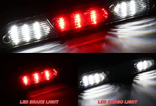 Miniatura 2 de Luz de freno trasera de montaje central en el techo, luz LED de tercera luz de freno de montaje alto compatible con Ford F-150 2015 - 2020 / Ford