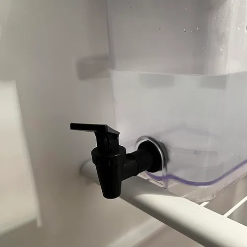 Miniatura 7 de 2 piezas de grifo de enfriador de repuesto, espita reutilizable con boquilla dispensadora de agua para bebidas con palanca, válvula dispensadora