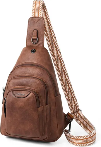 Miniatura 9 de Riñonera cruzada antirrobo de 10L para mujeres y hombres, riñonera cruzada antirrobo, bolsa para cinturón, monedero, regalos para mujeres, piel