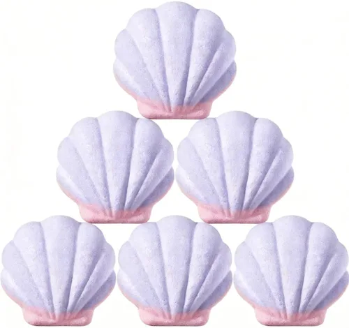 Milk Scented Bath Bomb - YC155, 4.23 oz, Pack of 6 - Perfect for Bubble Spa Bath - Essential Oil Personal Care Bath Gift for Birthday Mothers Day