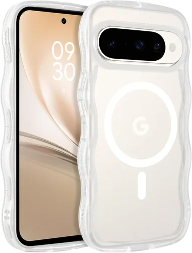 Miniatura 15 de BENTOBEN Magnetic for Google Pixel 10 Case Cute, Curly Wavy Pixel10 Case [Compatible with MagSafe], Anti-Slip Shockproof Matte Slim Women Girls Boys