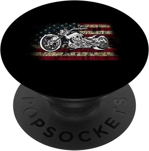 American Motorcycle US Bandera Biker para hombre PopSockets Grip – PopSockets Grip y soporte para teléfonos y tabletas
