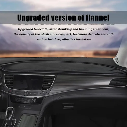Miniatura 2 de Cubierta de franela para salpicadero, antideslizante, compatible con Chevrolet Captiva Sport 2006-2016
