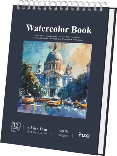 Miniatura 36 de Cuaderno de bocetos de 9 x 12 pulgadas, bloc de bocetos con espiral superior, paquete de 4 blocs de 100 hojas cada uno