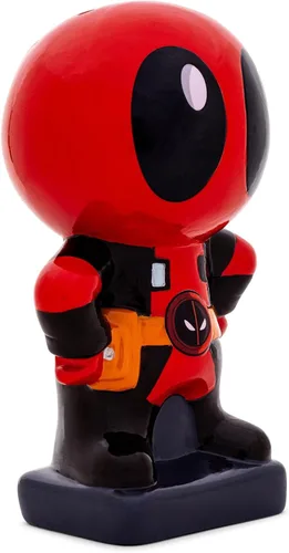 Miniatura 3 de Silver Buffalo Deadpool Chibi Stance - Banco pequeño de monedas de cerámica