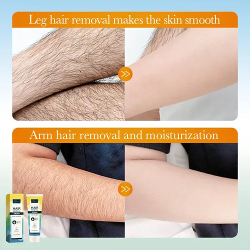 Miniatura 5 de Crema depilatoria sin dolor, removedor de vello púbico privado para mujeres y hombres, cremas depilatorias para el cuerpo, piernas, brazos, axilas