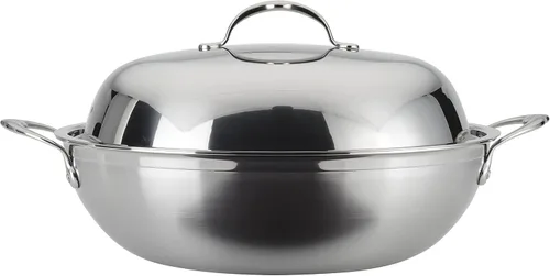 Miniatura 4 de Hestan ProBond Forged - Wok profesional de acero inoxidable con revestimiento de 14 pulgadas, compatible con inducción