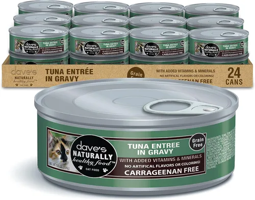 Miniatura 20 de Dave's Pet Food Grain Free Wet Cat Food (Minced Chicken in Gravy), Naturally Healthy Canned, Added Vitamins & Minerals, Wheat, Gluten & GMO-Free