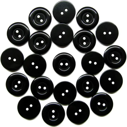 ButtonMode Botones uniformes para ropa de trabajo, escuela, chef, cocina, ropa quirúrgica, delantales con 2 agujeros de 0.748 in (3/4 pulgadas),