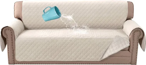 Miniatura 44 de H.VERSAILTEX Funda para Silla y Sofá 100% Impermeable, Protector de Muebles con Correas Elásticas para Mascotas, Niños, Niños, Perros, Gatos