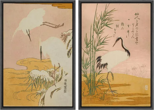 Miniatura 141 de SIGNWIN Lienzo enmarcado para pared, ilustraciones abstractas texturizadas en tonos beige terrosos, arte moderno, decorativo, contemporáneo