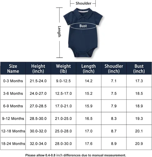 Miniatura 5 de pureborn Mameluco de algodón súper suave para bebés niños y niñas de 0 a 24 meses