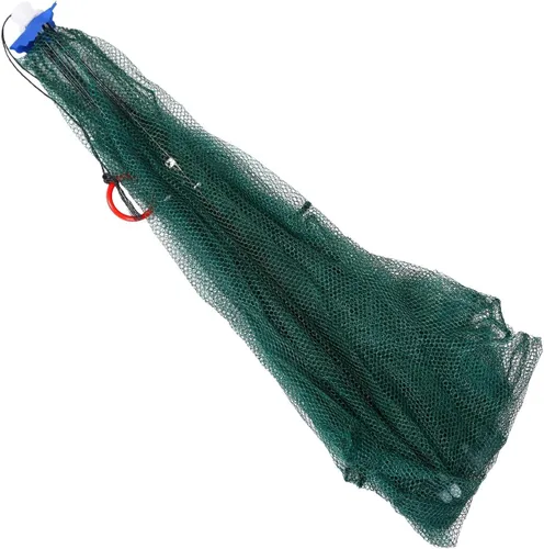 Miniatura 8 de Red plegable para trampa de peces para cangrejos, cangrejos, minnows, camarones - Jaula de cebo de pesca plegable automática con 8 entradas, fácil