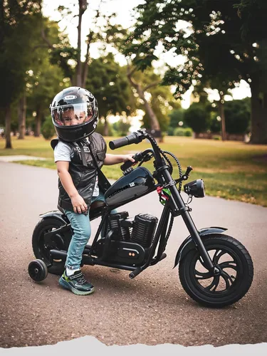 Miniatura 2 de Bicicleta eléctrica Hyper GoGo para niños – Bicicleta eléctrica para niños con luces ambientales coloridas, 3 modos de velocidad hasta 10 MPH, 60