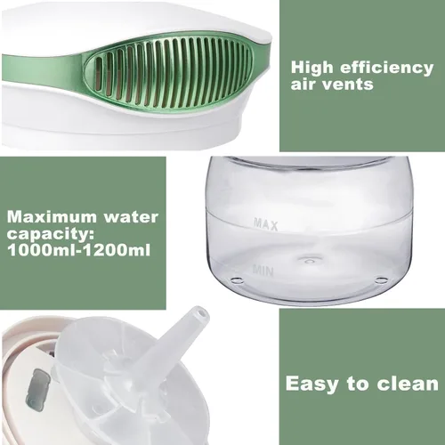Miniatura 5 de Purificador de aire de agua para el hogar, difusor de aroma para lavadora de aire, purificador de aire arcoíris, humidificador de lavado de aire