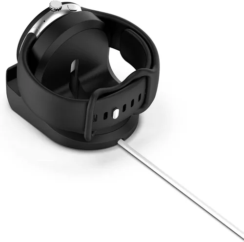 Miniatura 4 de Soporte de carga USB negro compatible con Google Pixel Watch, base de estación de carga con cable USB de 3.3 pies, accesorio de repuesto para Google