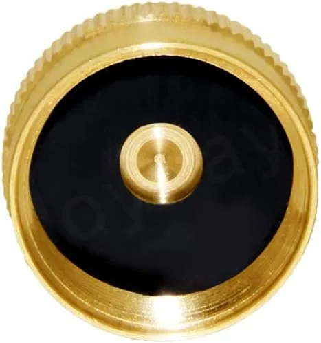 Miniatura 3 de Joywayus 6 tapas de botella de propano de latón macizo universal para todos los cilindros de tanque de gas de 1 libra sellados tapas de protección