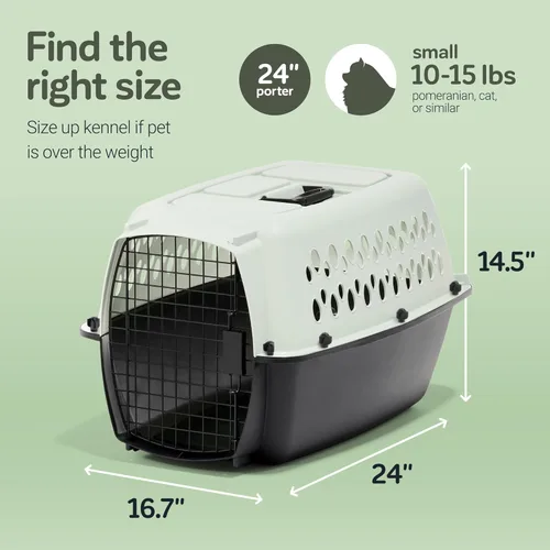 Miniatura 4 de Jaula de plástico Aspen Pet para mascotas Azul / negro (Aqua Blue/Black)