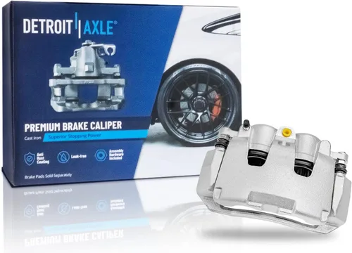 Miniatura 3 de Detroit Axle - Pastillas de Freno Delantero Izquierdo Reemplazo de Pinza de Disco para Dodge Ram 1500 Dakota Mitsubishi Raider - Juego de 3 piezas