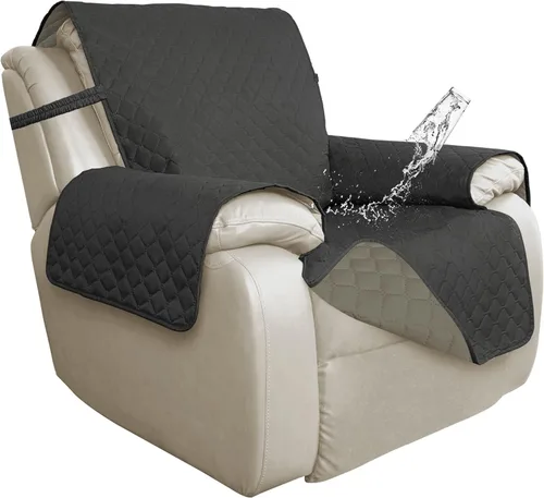 Miniatura 68 de ISSUNTEX Fundas de sofá de dos plazas con doble protección 100% impermeables para sala de estar, fundas para sofá de 2 cojines, protector de muebles