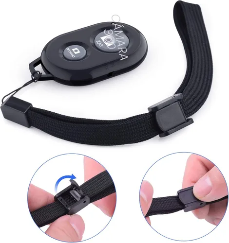 Miniatura 5 de Obturador remoto de cámara inalámbrico para smartphones (2 unidades), control remoto de cámara para teléfono compatible con iPhone/Android - Crea