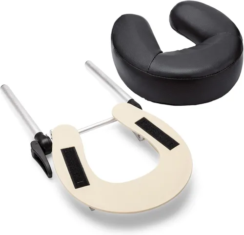 Miniatura 9 de Udefineit Mesa de masaje ajustable, cuna y almohada, mesa de masaje de spa, cama o silla, plataforma para reposacabezas con almohada facial, kit