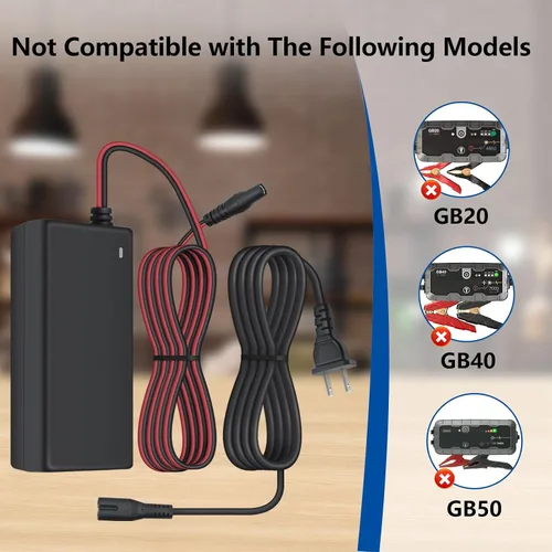 Miniatura 4 de para arrancador NOCO Boost cargador de batería compatible con NOCO GB70 GB150 GB250+ GB251+ GB500 GB500+ Genius adaptador de cable de alimentación