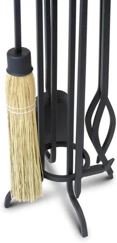 Miniatura 3 de Pilgrim Home and Hearth 19004 Napa Forge Arts and Crafts - Juego de herramientas para chimenea, color negro