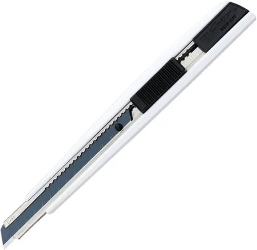 Miniatura 21 de NT Cutter - Cuchillo multiusos de agarre de aluminio fundido a presión de serie Premium Evolution PMG con bloqueo automático, hoja negra extra
