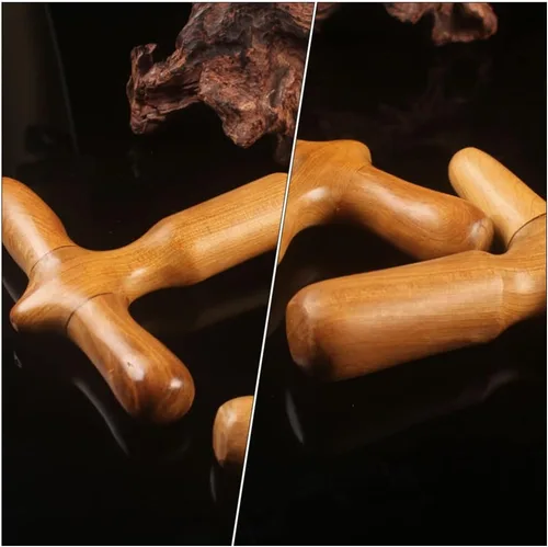 Miniatura 7 de Lurrose Herramientas de mano Herramientas de masaje tailandés de madera Masajeador Herramienta de punto de salud china Baoding Fitness Bolas