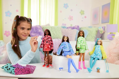 Miniatura 2 de Muñeca y accesorios Barbie Cutie Reveal con disfraz de animal y 10 sorpresas, incluyendo cambio de color, cachorro como rana en disfraz -Serie